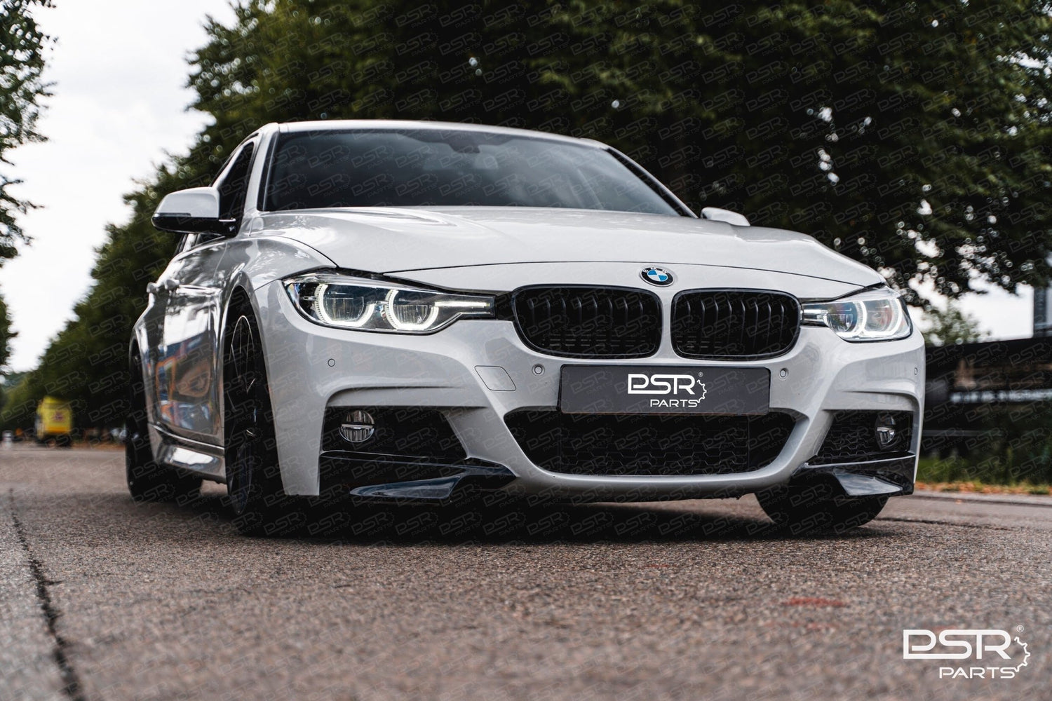 DCE Parts - Splitter Flaps for M - Sport Front Bumper BMW F30 F31 - Gloss Black - Unique Domestic Automotive