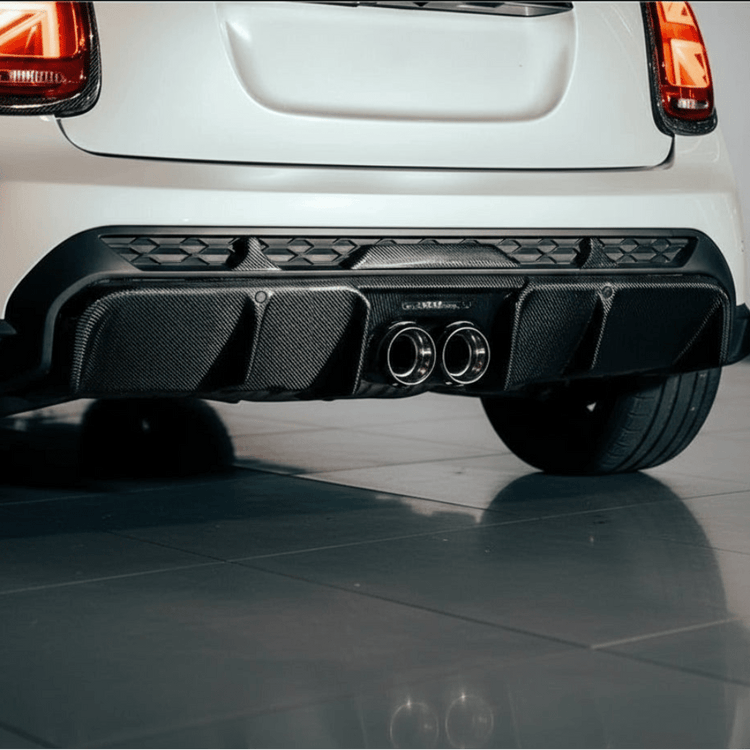 MINI F55/F56 JCW Rear Lip Carbon Fiber YISO Design 2022 - Unique Domestic Automotive