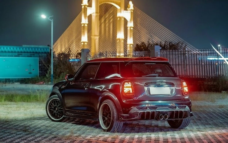 MINI F56 JCW Tailgate Rear Cover Carbon Fiber YISO Lower Vent LCI 2022 - 2023 - Unique Domestic Automotive