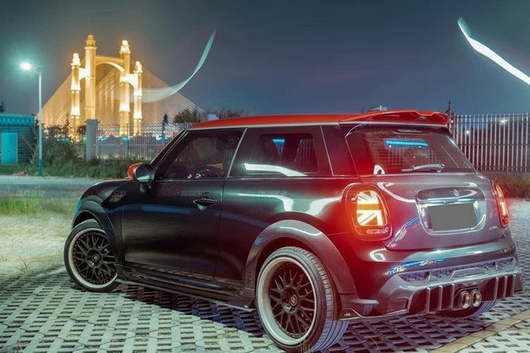 MINI F56 JCW Tailgate Rear Cover Carbon Fiber YISO Lower Vent LCI 2022 - 2023 - Unique Domestic Automotive