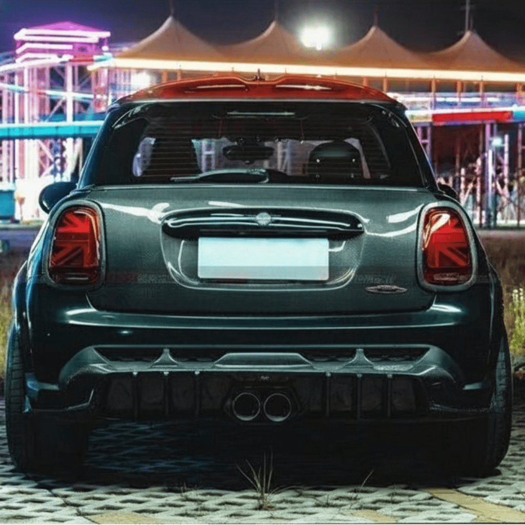 MINI F56 JCW Tailgate Rear Cover Carbon Fiber YISO Lower Vent LCI 2022 - 2023 - Unique Domestic Automotive