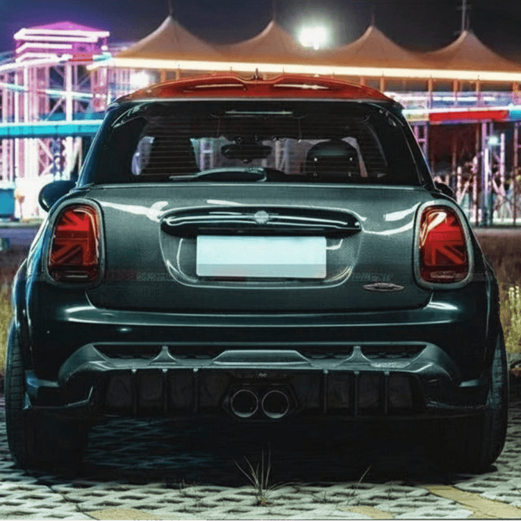 MINI F56 JCW Tailgate Rear Cover Carbon Fiber YISO Lower Vent LCI 2022 - 2023 - Unique Domestic Automotive